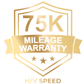 75k mileage warranty h/v speed